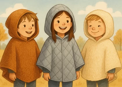 Soft Layers and Light Warmth: What Makes the Perfect Kids’ Poncho