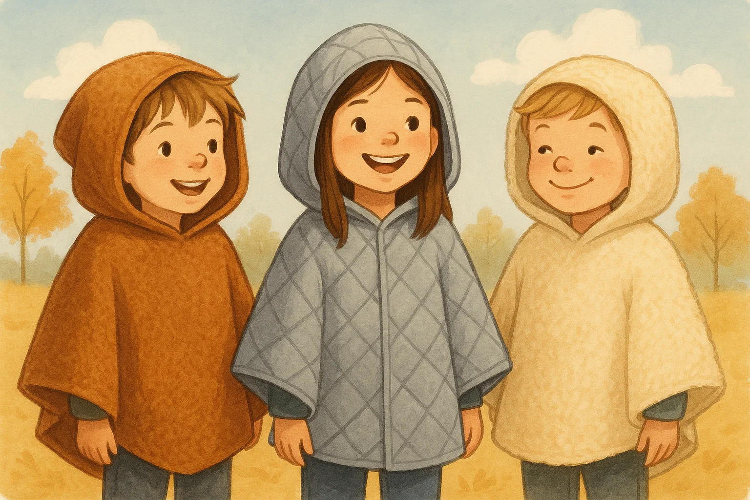 Soft Layers and Light Warmth: What Makes the Perfect Kids’ Poncho