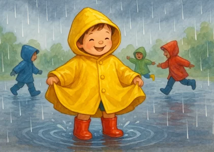 Making Rainy Days Bright: Why Kids Love Their Ponchos