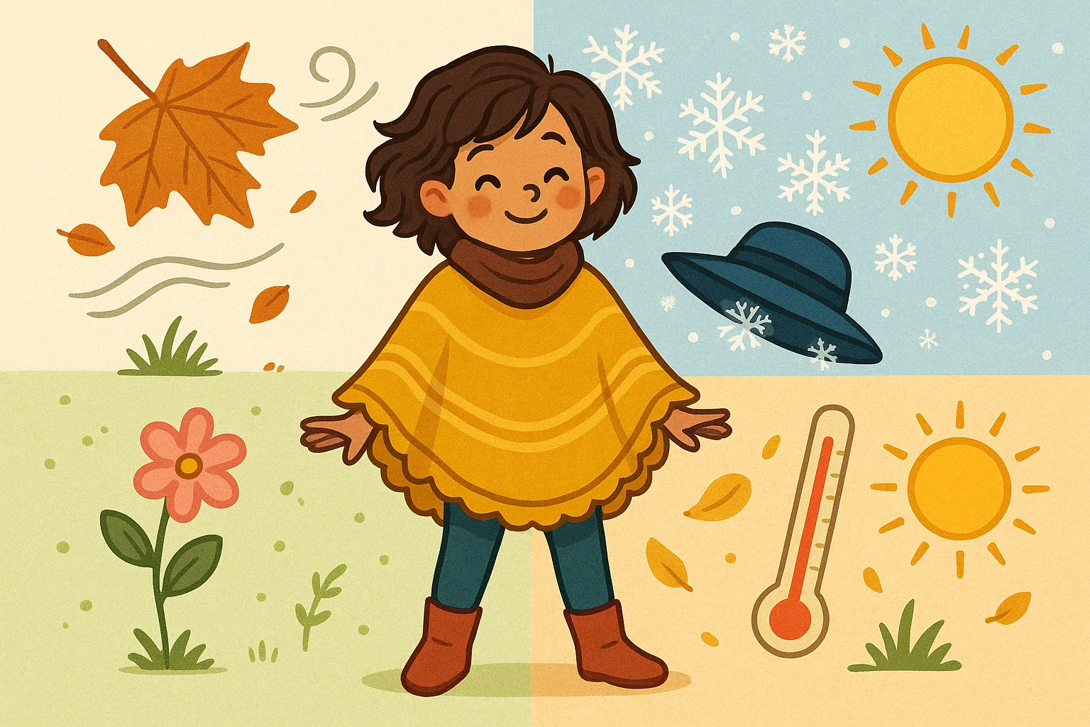 From Rainy Days to Sunny Walks: The Versatility of Kids’ Ponchos