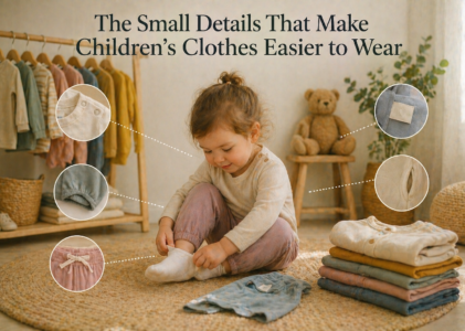 The Small Details That Make Children’s Clothes Easier to Wear